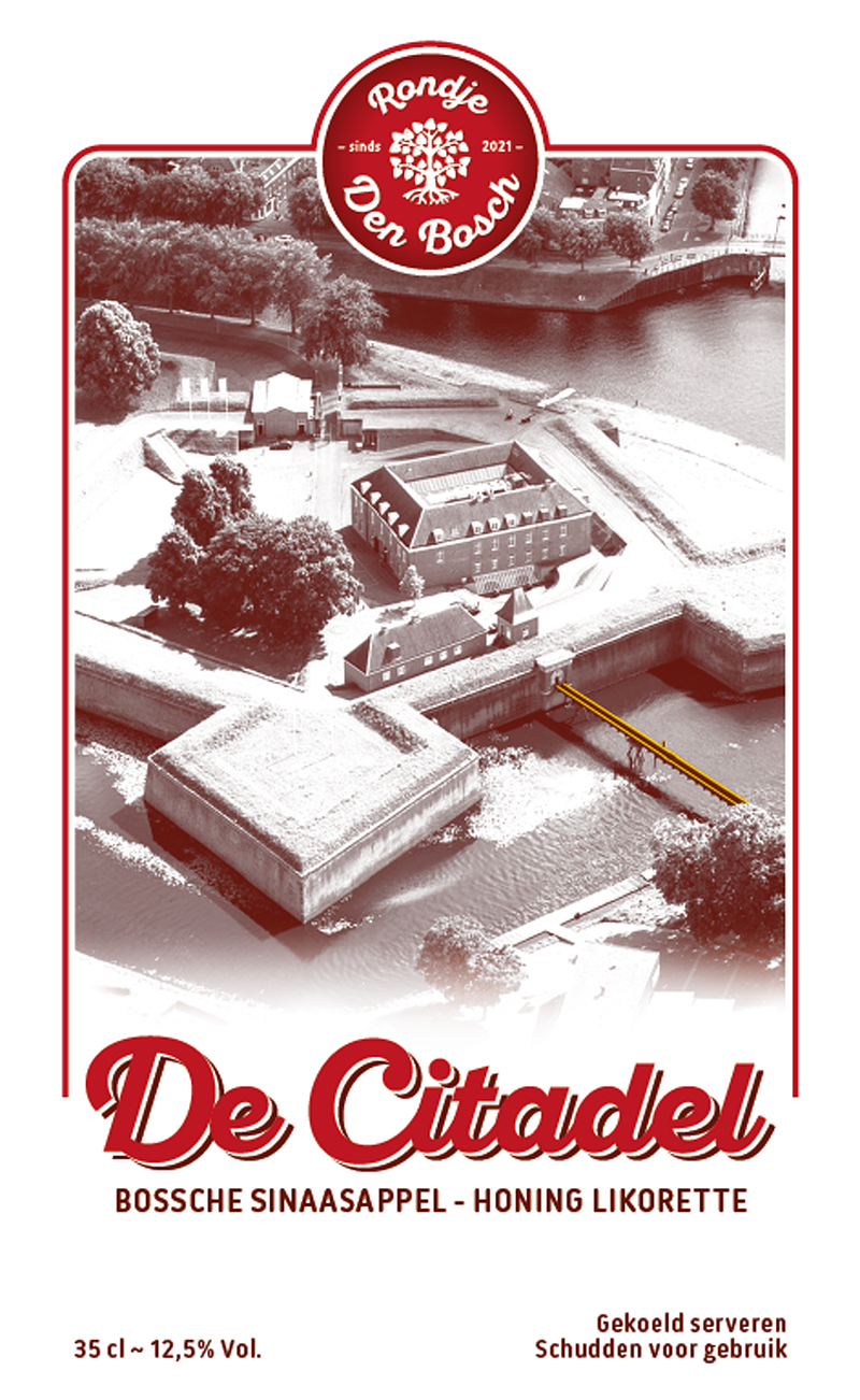 Rondje Den Bosch De Citadel honing sinaasappel likorette, ontdek de smaak van Den Bosch